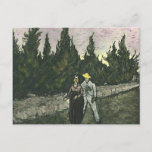 The Lovers, Van Gogh Fine Art Postcard<br><div class="desc">The Lovers, The Poet's Garden IV. Oil on canvas, 75 x 92 cm. Location unknown; declared to be degenerate by the Nazis and confiscated in 1937. F 485, JH 1615 Color restoration based on this description in a letter to his brother Theo, c. 21 October 1888: Here is a very...</div>
