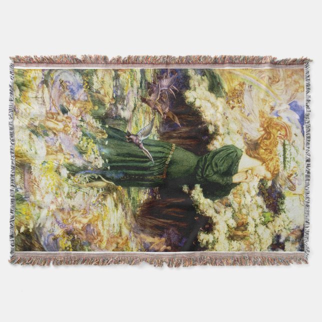 The Lover's World Throw Blanket (Front)