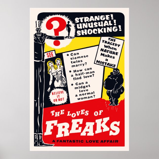 The Loves of Freaks Poster (Front)
