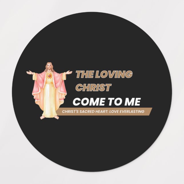 The Loving Christ: Come To Me Labels (Design 2)