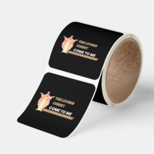 The Loving Christ: Come To Me Square Sticker