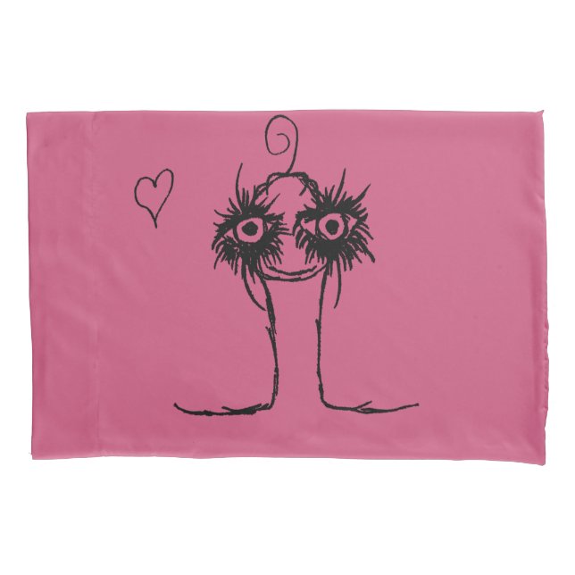 the loving little guy pillow case (Front)
