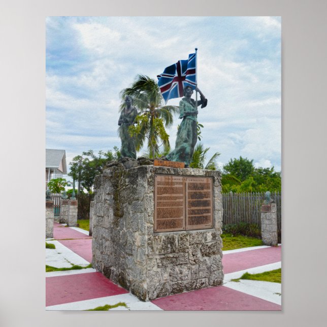 The Loyalist Memorial Sculpture Gardens, Bahamas Poster (Front)