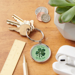 The Luck Of The Irish Green Shamrock 2025 Keychain