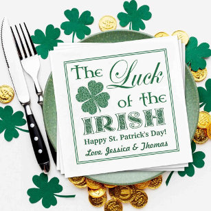 The Luck Of The Irish St. Patrick's Day Napkins