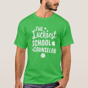The Luckiest School Counselor St. Patrick's Day Lu T-Shirt