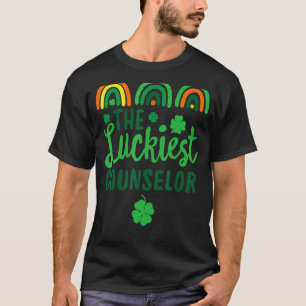 The Luckiest School Counselor St Patrick's Day Luc T-Shirt