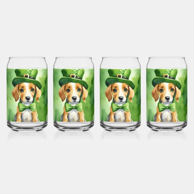 The lucky dogs can glass (Front)
