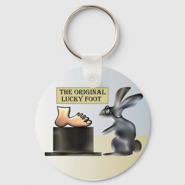 The lucky foot by Anjo Lafin Keychain (Front)