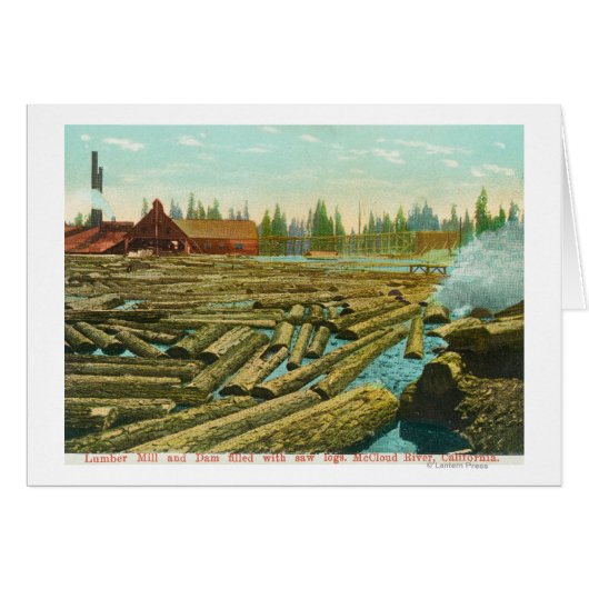 The Lumber Mill and Dam, River filled with (Front Horizontal)