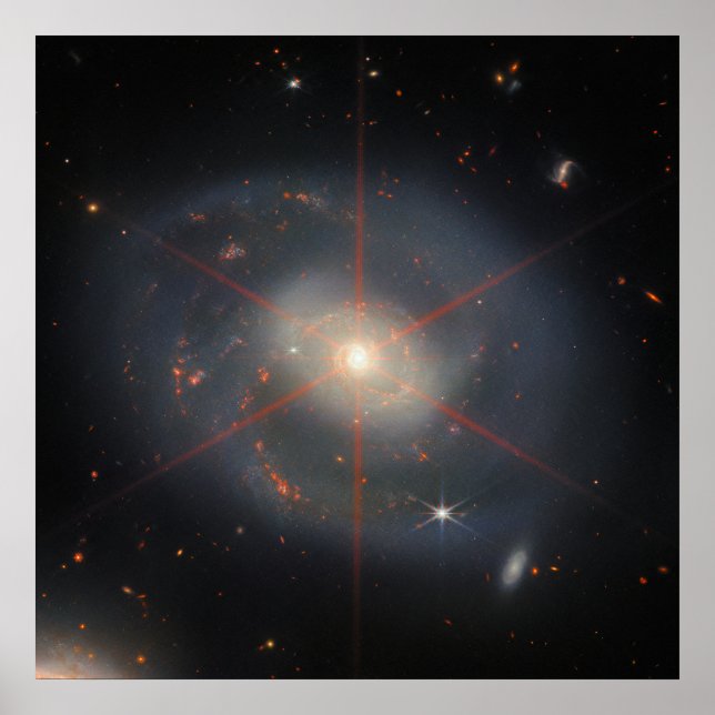 The Luminous NGC 7469 Galaxy | JWST Poster (Front)