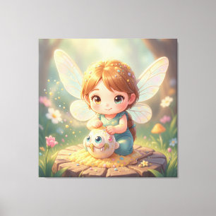The Luminous Wanderer and the Nectar Art.9 Canvas Print