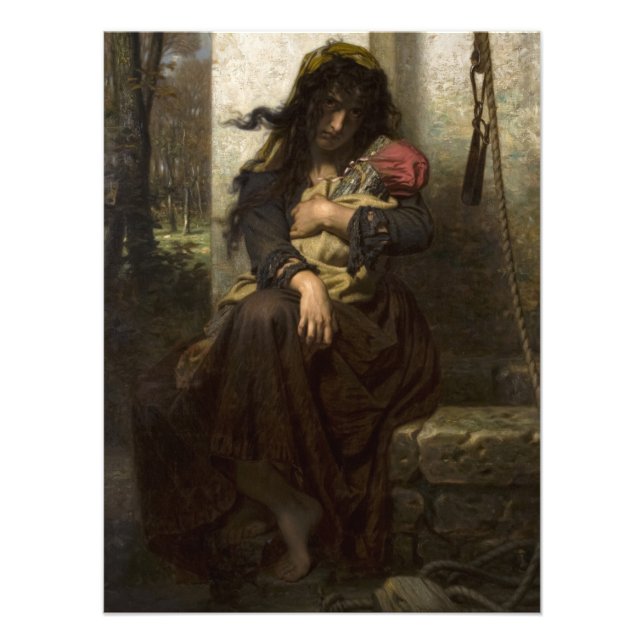 The Lunatic of Etretat by Hugues Merle Photo Print (Front)