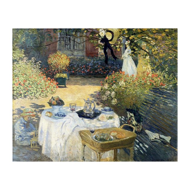 The Luncheon Claude Monet    Acrylic Print (Front)