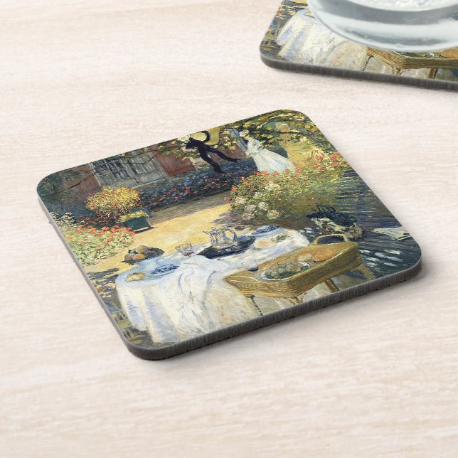 The Luncheon Claude Monet    Beverage Coaster (Left Side)