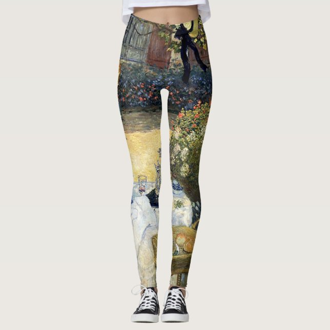 The Luncheon Claude Monet    Leggings (Front)