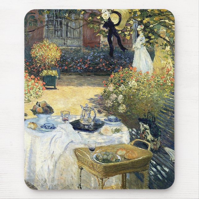 The Luncheon Claude Monet    Mouse Pad (Front)