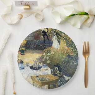 The Luncheon Claude Monet    Paper Plates