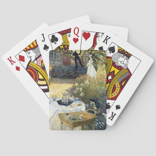 The Luncheon Claude Monet    Poker Cards (Back)
