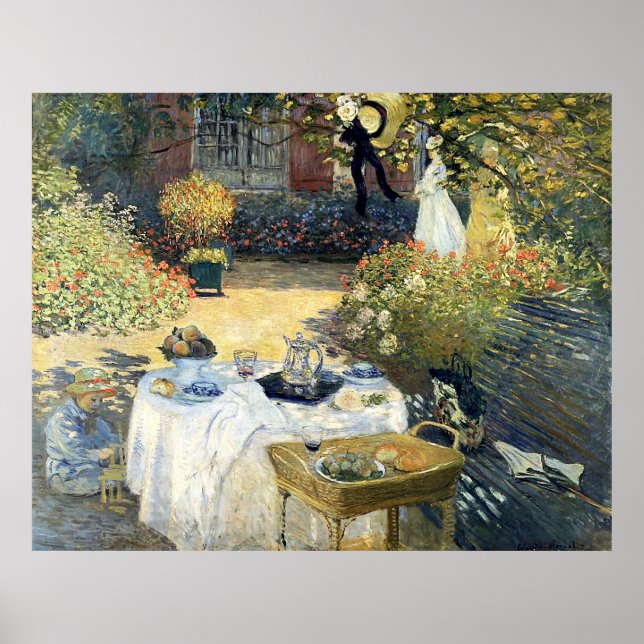 The Luncheon Claude Monet    Poster (Front)