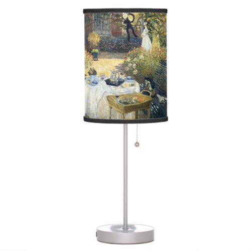 The Luncheon Claude Monet    Table Lamp