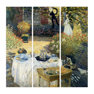 The Luncheon Claude Monet    Triptych