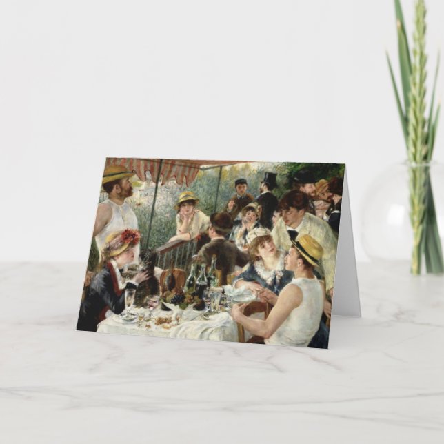 The Luncheon of the Boating Party Card (Front)