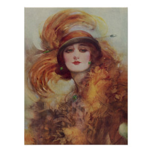 The Lure Of The Green Eyes - W.H. Barribal Poster