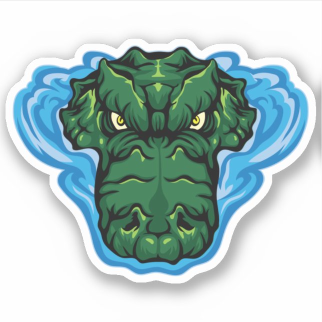 The Lurking Alligator Sticker (Front)