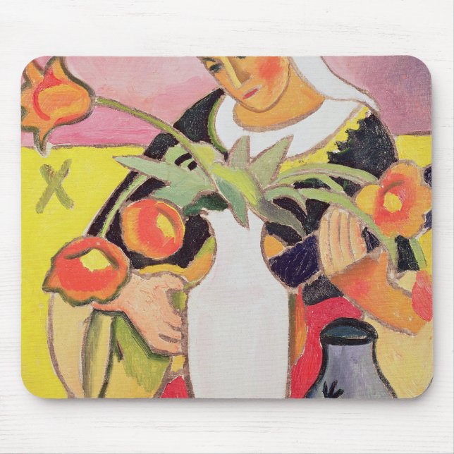 The Lute Player, 1910 Mouse Pad (Front)