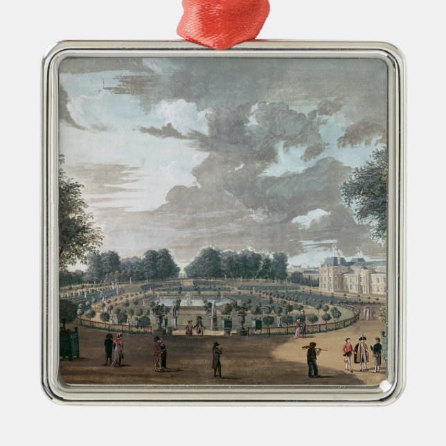 The Luxembourg Gardens Metal Ornament (Front)