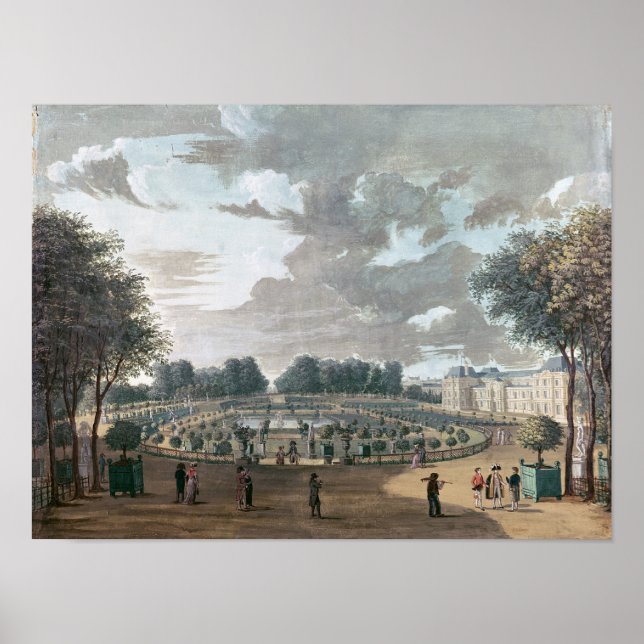 The Luxembourg Gardens Poster (Front)
