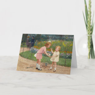 The Luxembourg Gardens   Victor Gabriel Gilbert Card