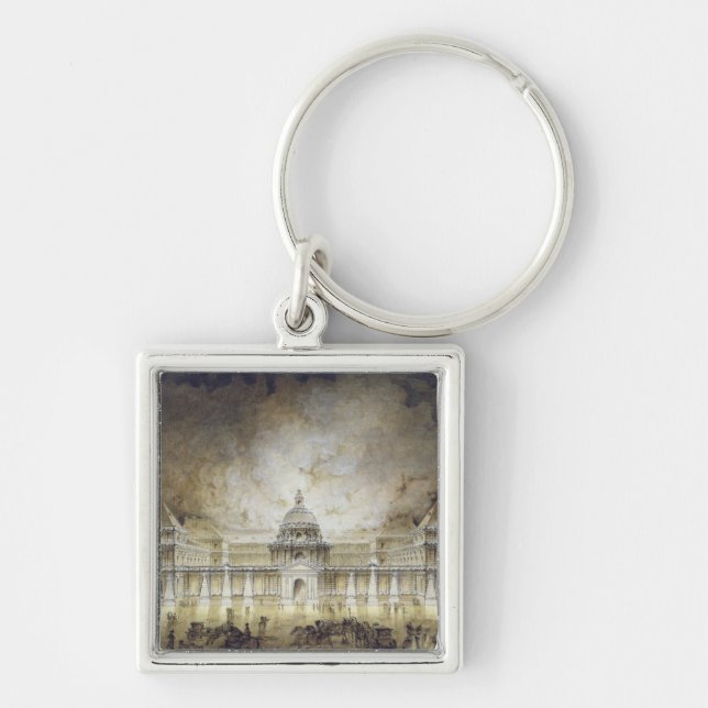 The Luxembourg Palace Illuminated Keychain (Front)