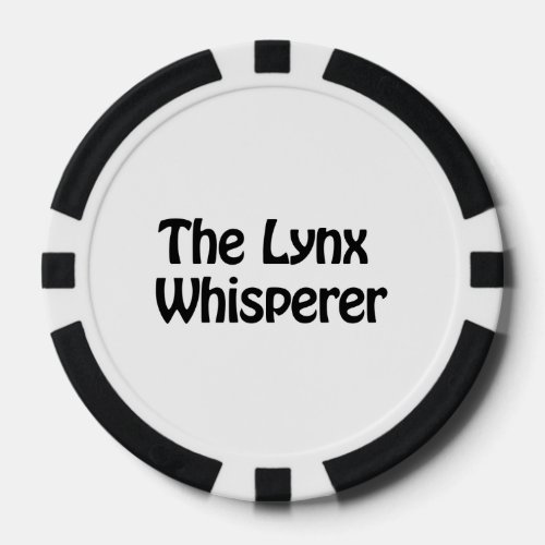 the lynx whisperer poker chips