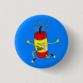 The M-80's Firecracker Pinback Button
