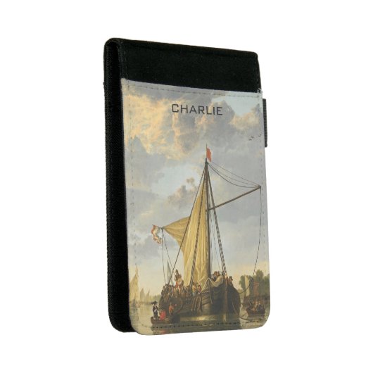 "The Maas" art custom monogram pad folio Mini Padfolio (Angled)