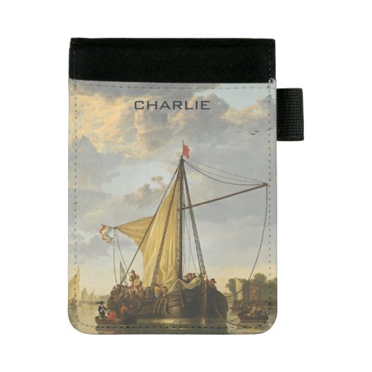 "The Maas" art custom monogram pad folio Mini Padfolio (Front)