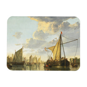 The Maas at Dordrecht Aelbert Cuyp Magnet