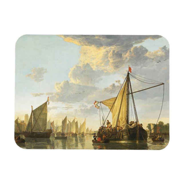 The Maas at Dordrecht  Aelbert Cuyp   Magnet (Horizontal)