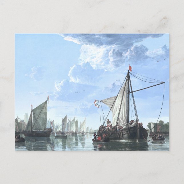 The Maas at Dordrecht by Day Postcard (Front)