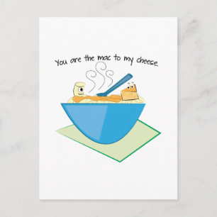 The Mac To My Cheese Postcard