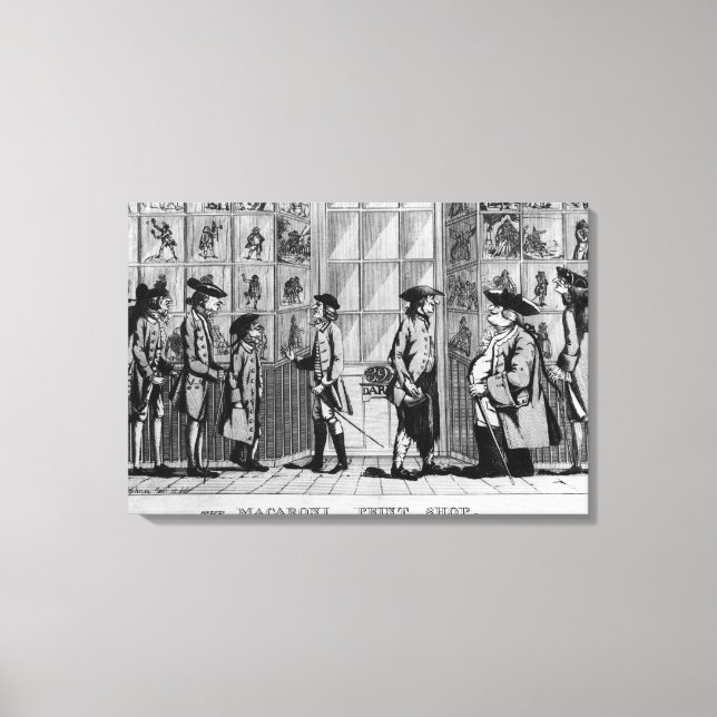 The Macaroni Print Shop, pub. by N. Darley (Front)