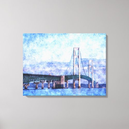 The Mackinac Bridge Canvas Print