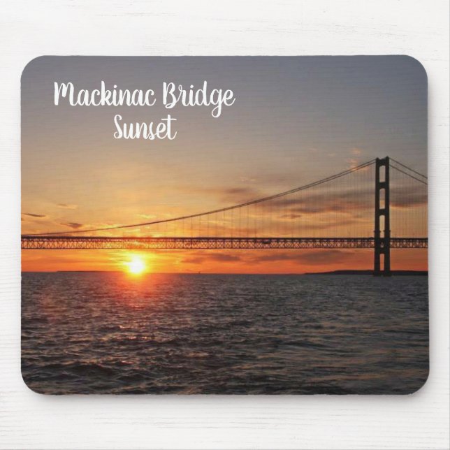 The Mackinac Bridge Mouse Pad (Front)
