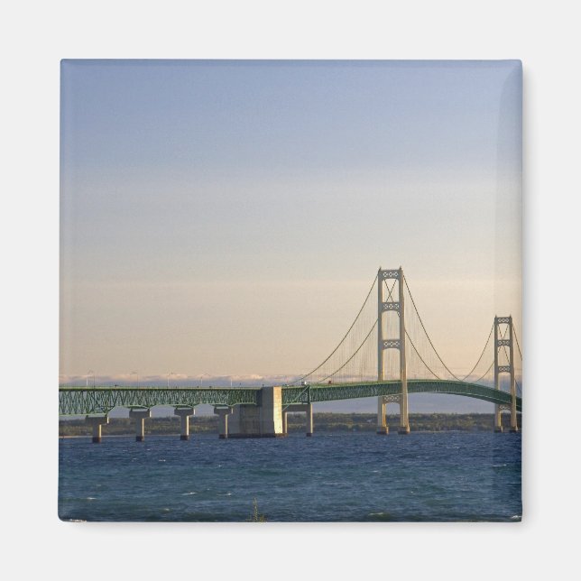 The Mackinac Bridge spanning the Straits of 3 Magnet (Front)