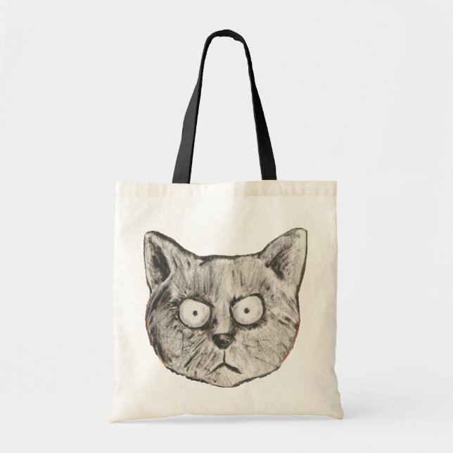 the mad cat tote bag (Front)