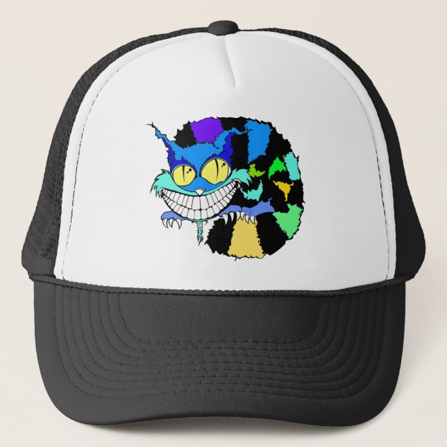 The Mad Cheshire Cat Trucker Hat (Front)