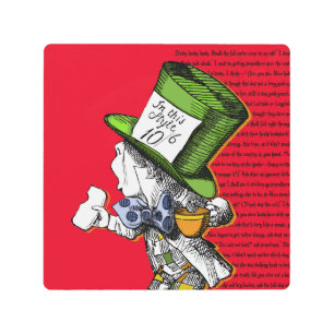 The Mad Hatter {Alice in Wonderland} Metal Print