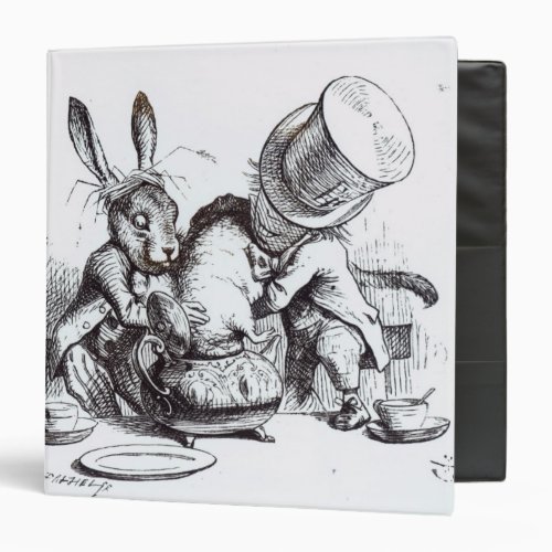 The Mad Hatter and the March Hare Binder